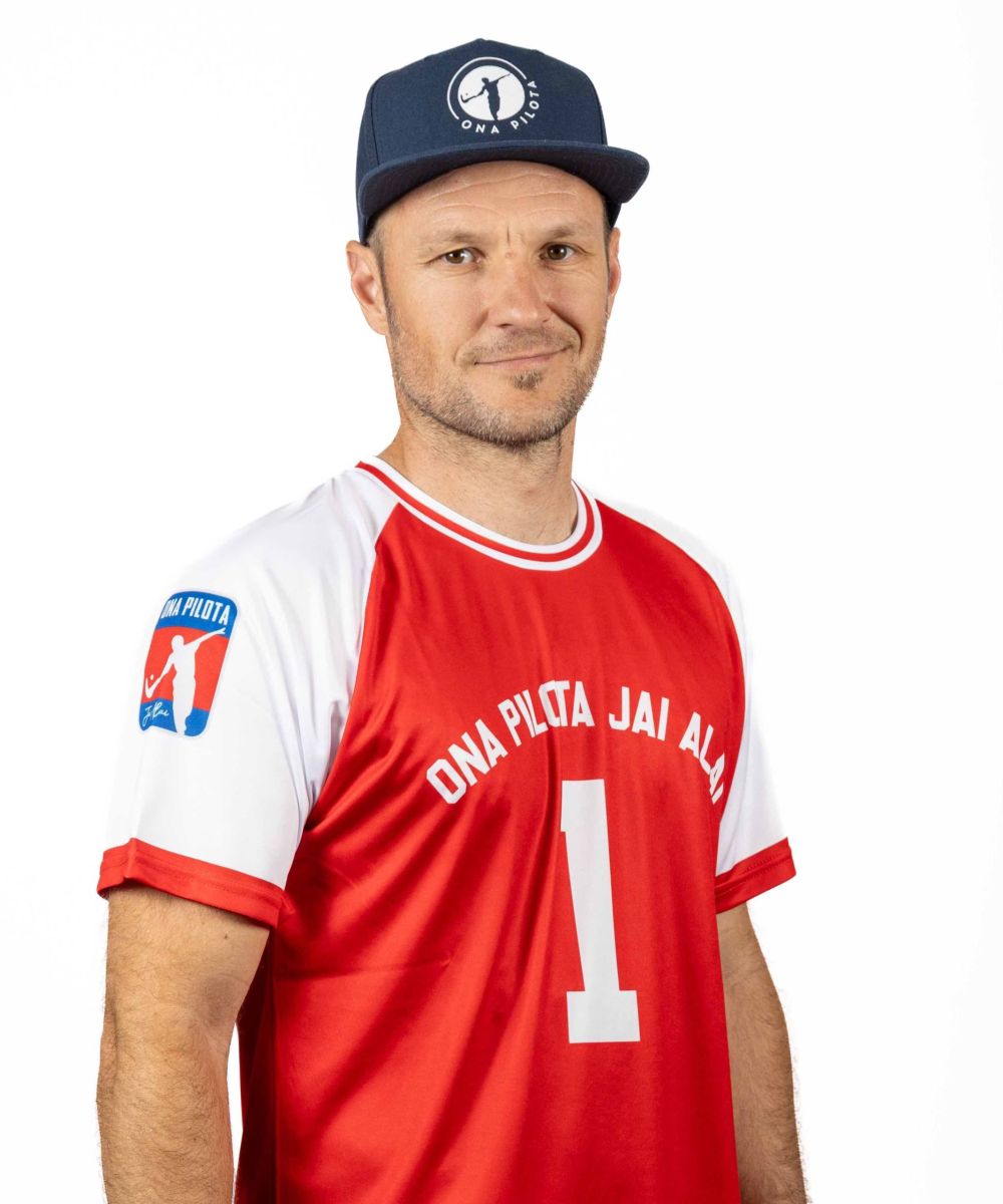 Maillot joueur Jai Alai rouge