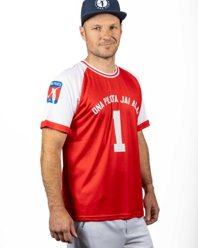 Maillot joueur Jai Alai rouge