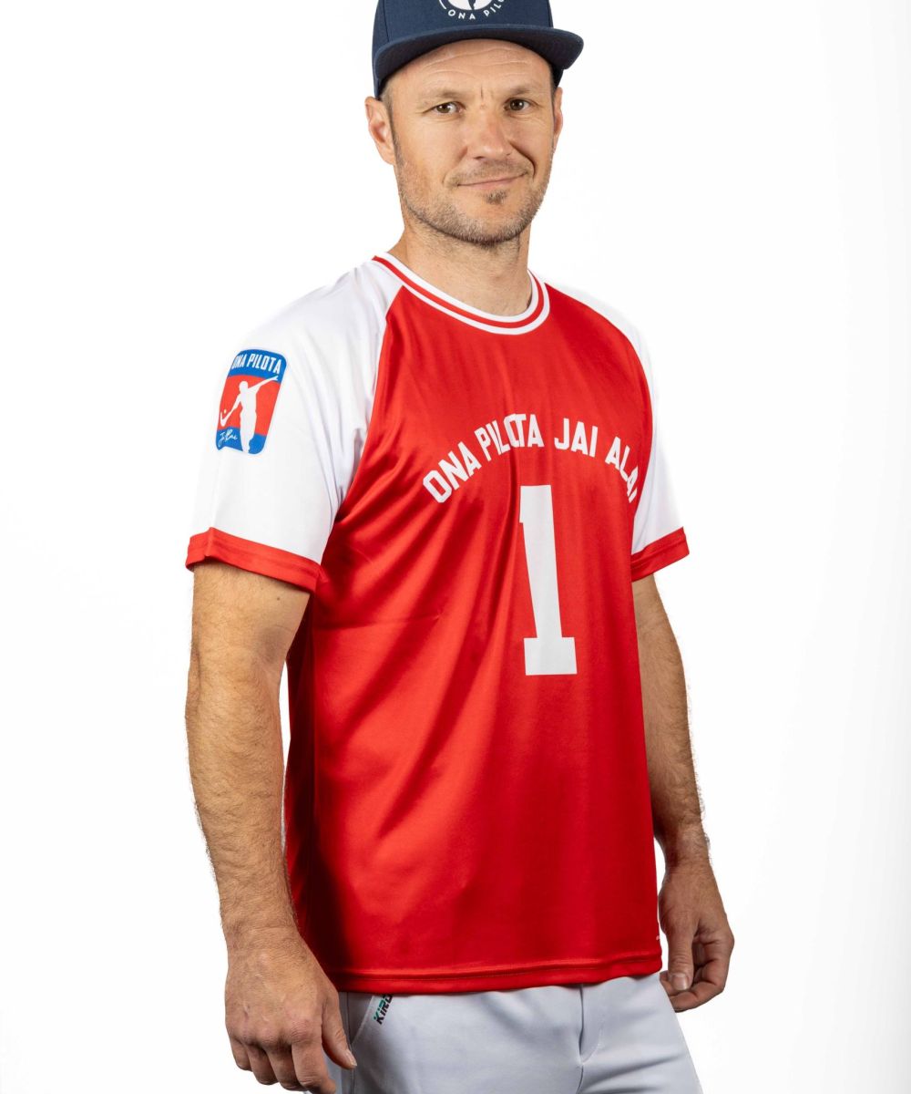 Maillot joueur Jai Alai rouge