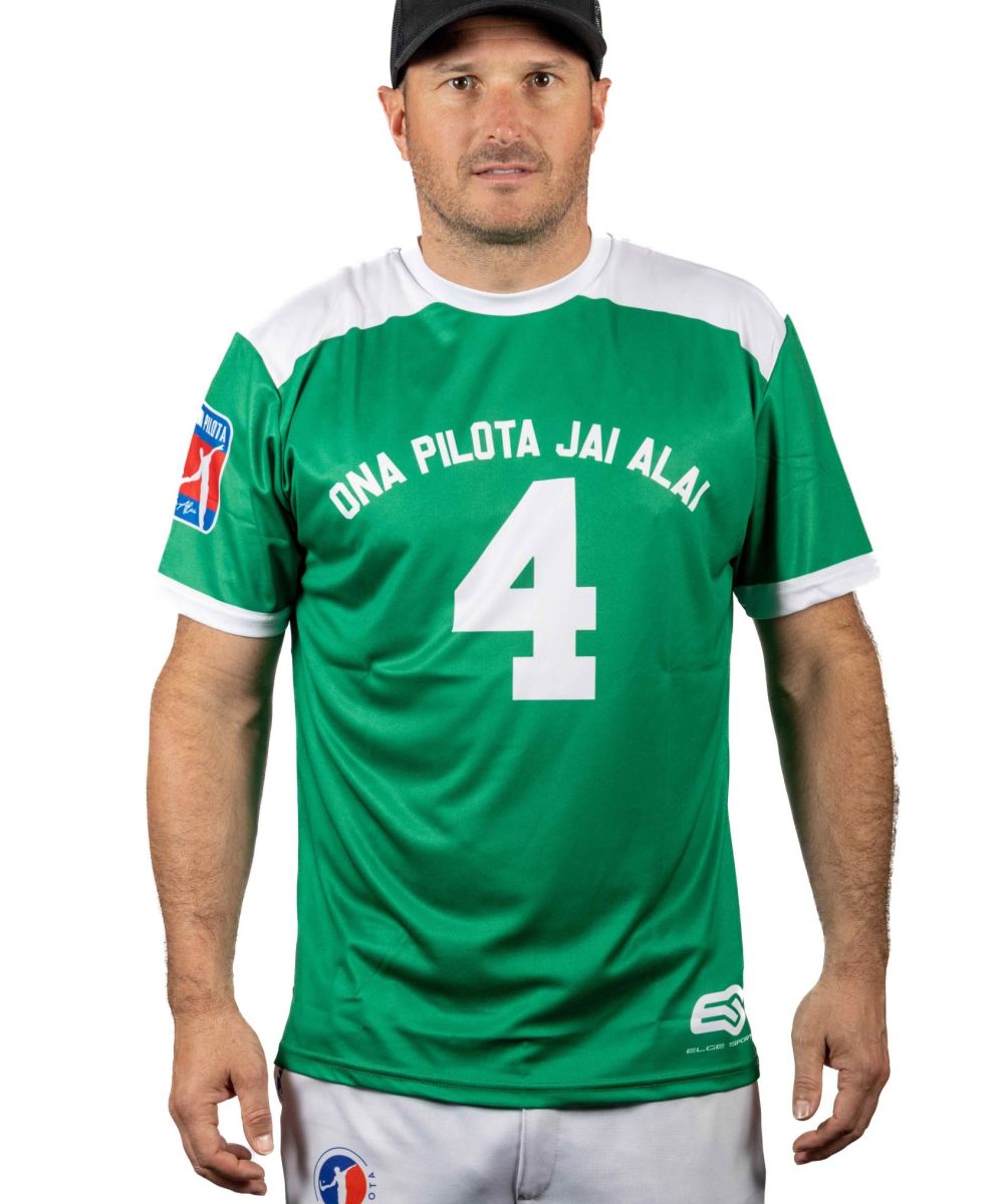 Maillot joueur Jai Alai vert