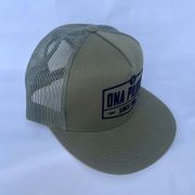Casquette trucker visière plate Green